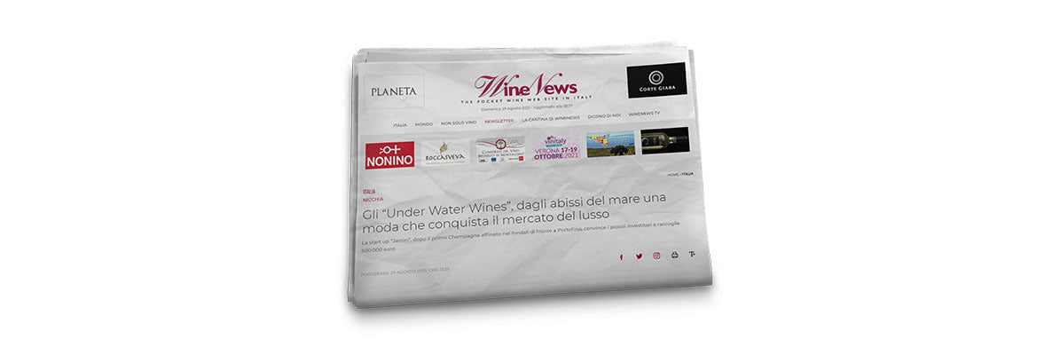 Gli “Under Water Wines”, dagli abissi del mare una moda che conquista il mercato del lusso