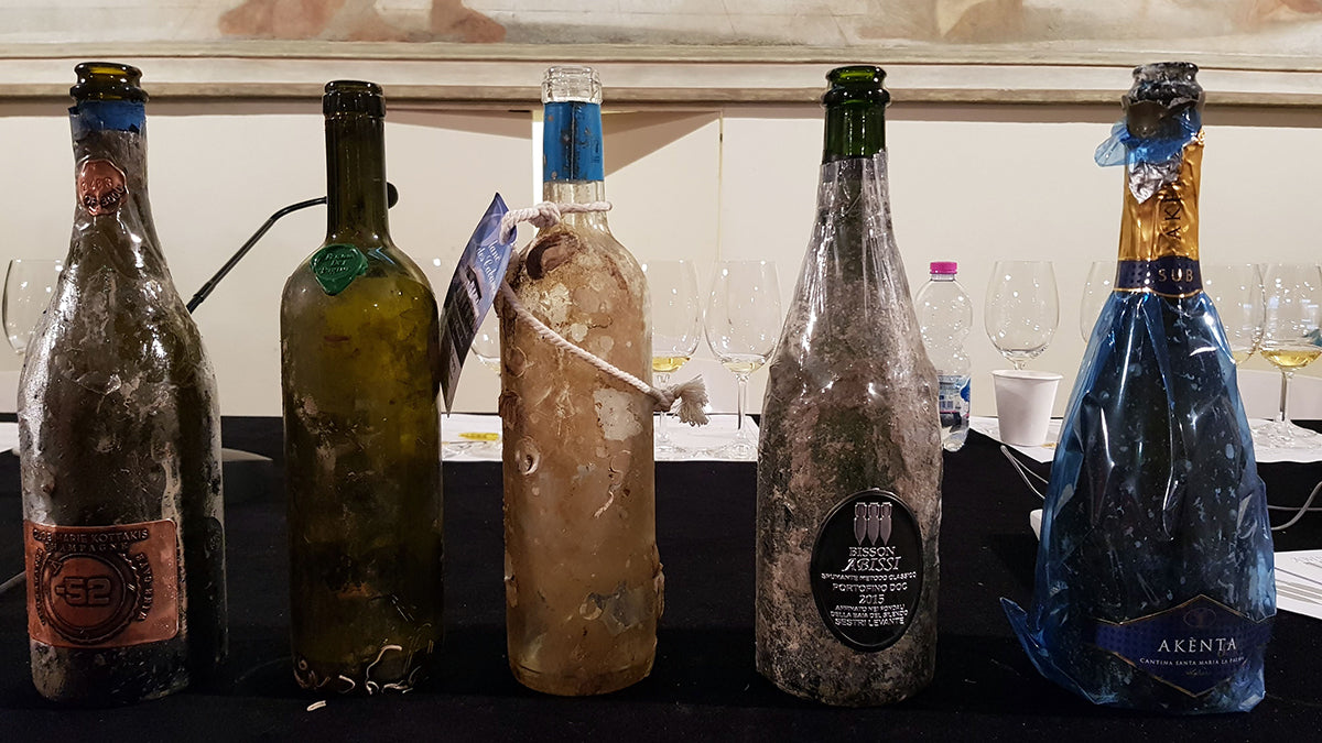 I vini degli Abissi: degustazione di 5 cantine che lavorano in fondo al mare